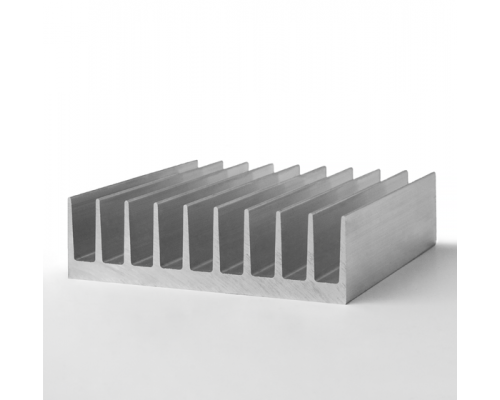 Aluminum radiator profile 92x26 without coating - Фото №2