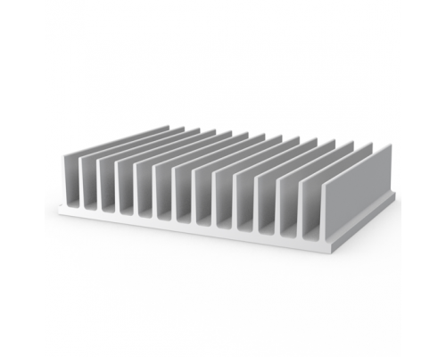 Aluminum radiator profile 165.5x35 А4291 without coating - Фото №2