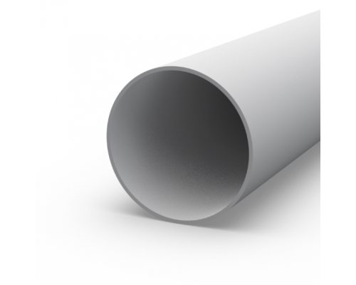 Round aluminum pipe 80x2 without coating - Фото №2