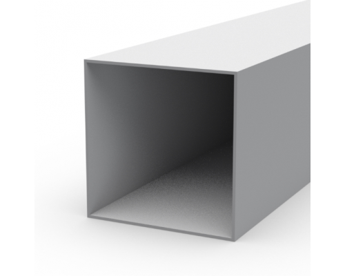 Square aluminum pipe 150x150x3 without coating - Фото №2