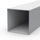 Square aluminum pipe 150x150x3 without coating