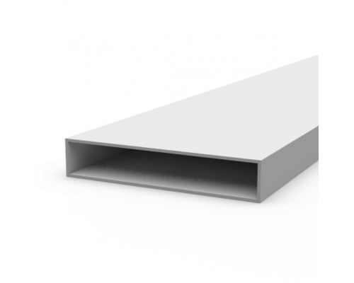 Aluminum rectangular pipe 200x40x3 without coating - Фото №2