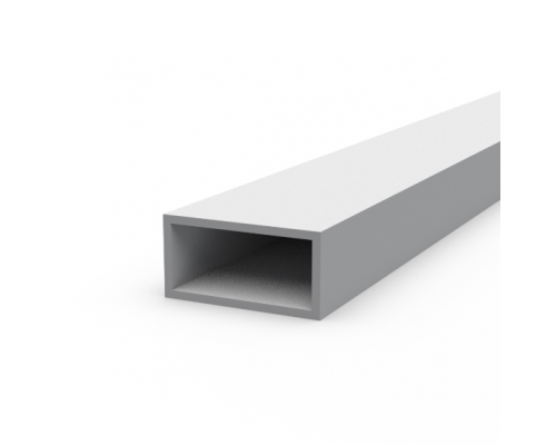 Aluminum rectangular pipe 30x15x1.5 without coating - Фото №2