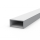 Aluminum rectangular pipe 30x15x1.5 without coating