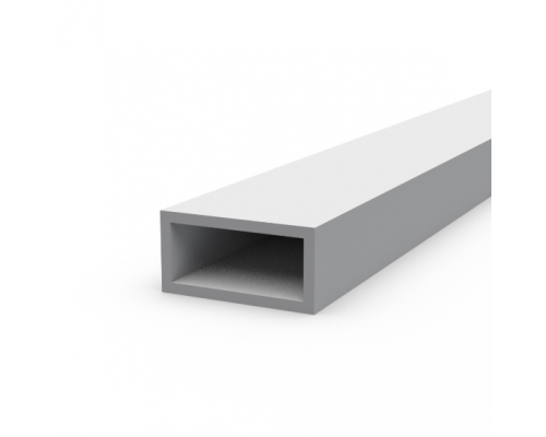 Aluminum rectangular pipe 30x15x2 without coating - Фото №2