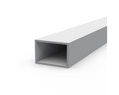 Aluminum rectangular pipe 30x20x1.5 without coating - Фото №2