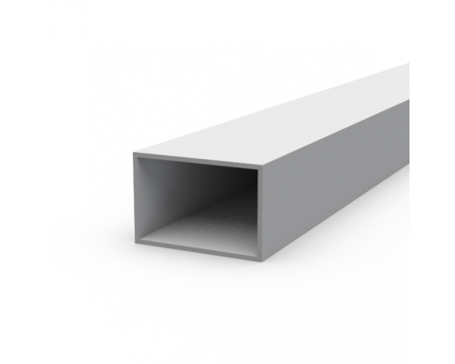 Aluminum rectangular pipe 30x20x1 - Фото №2