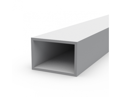 Aluminum rectangular pipe 60x40x3 anodized - Фото №2