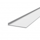 Уголок алюминиевый разносторонний 80x10x2 без покрытия