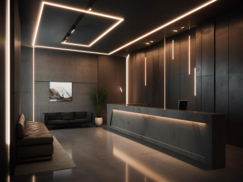 Integration of LED profiles into home decor
