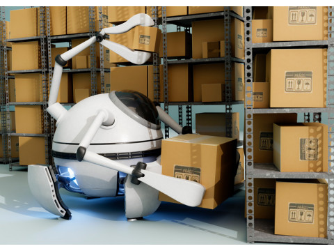 Aluminum frames for automated warehouses of small businesses