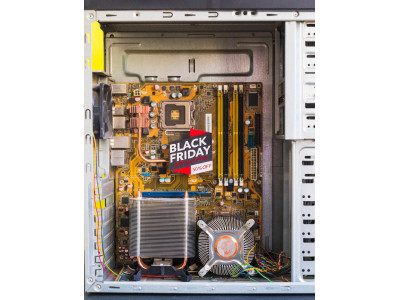 Open frame desktop PC and its assembly from aluminum profile