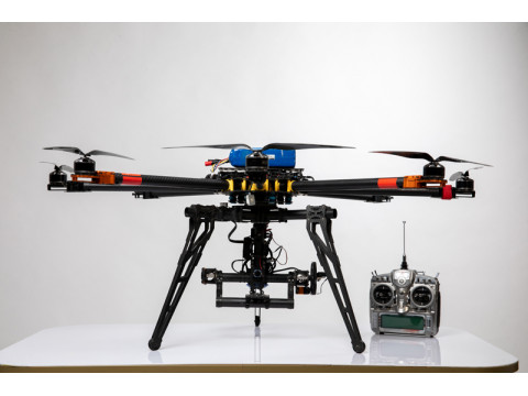 Aluminum profiles for creating universal stands for testing quadcopters and aircraft