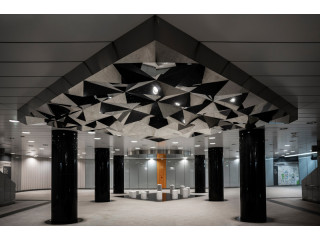 Aluminum profiles for acoustic control in interiors and offices