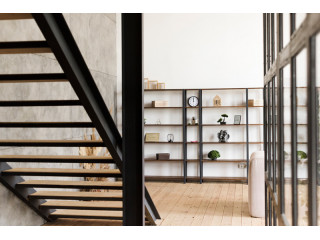 Minimalist interiors with aluminum profiles