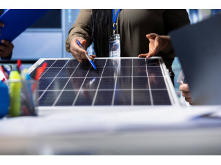 Assembling a mobile solar station from an aluminum profile