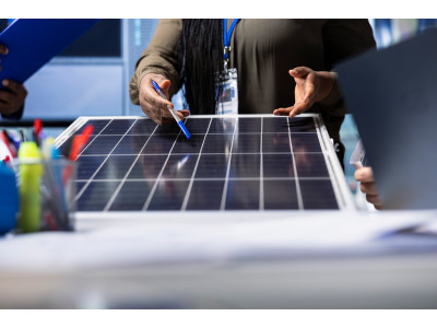 Assembling a mobile solar station from an aluminum profile