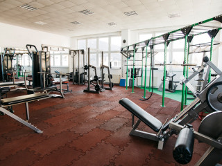 Aluminum profiles for sports grounds and fitness halls