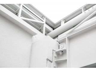 Система кріплень та з’єднань для алюмінієвих профілів у виробничих каркасах