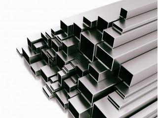 The use of square and rectangular aluminum pipes in modern architecture