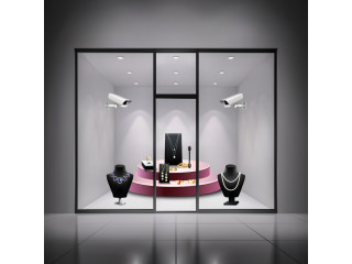 Mobile display case for outdoor trade and exhibitions
